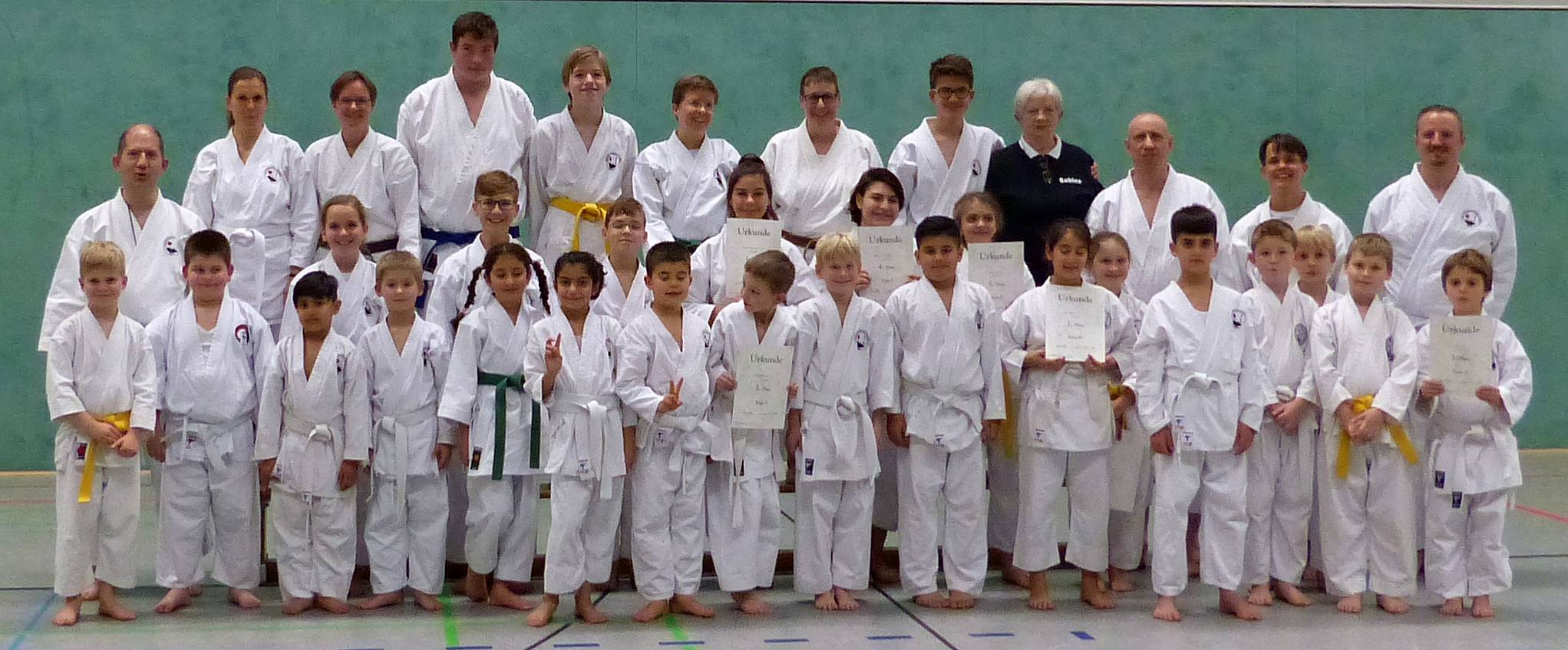 Foto Teilnehmer Trainingswettkampf 15.11.2019
