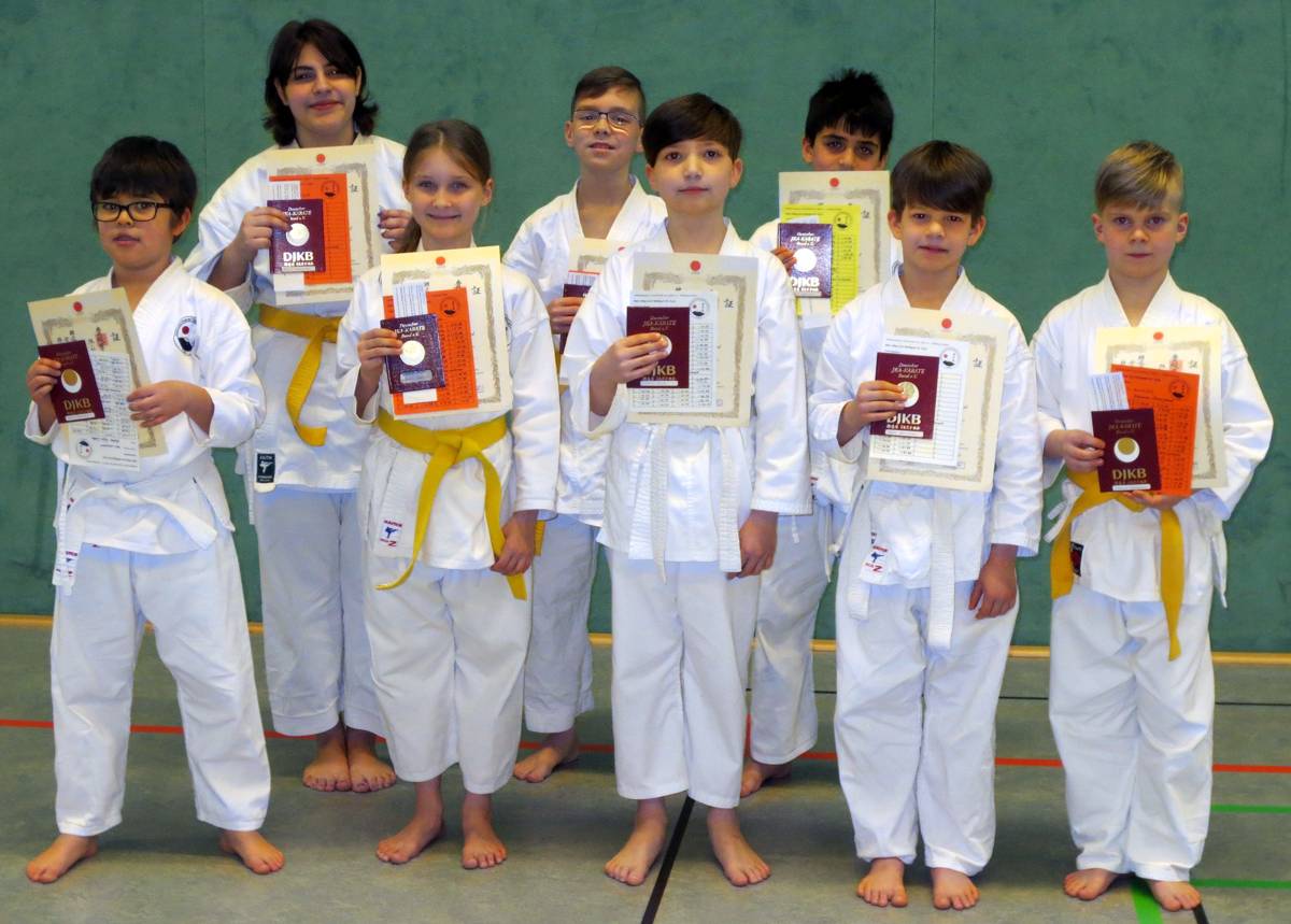 Foto Karate Gürtelprüfung 13.03.2020